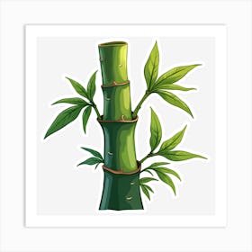 Bamboo Tree Art Print