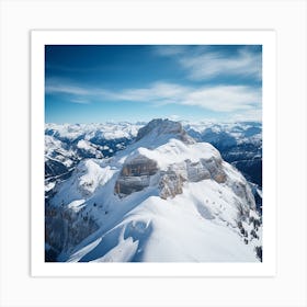 Dolomite Mountain Art Print