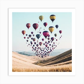 Hot Air Balloons 4 Art Print