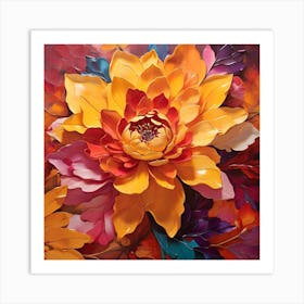 Dahlia Art Print