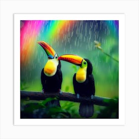 Tropical Downpour Delight Art Print