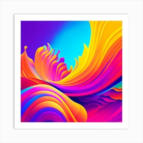 Spectrum Of Colours Art Print