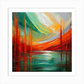 Abstract Painting 90 Art Print