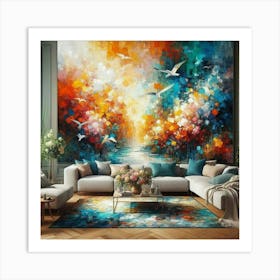 Abstract painting art decoration 7 Art Print