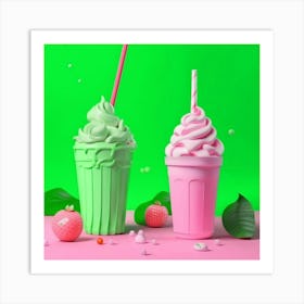 Ice Cream Sundae Art Print