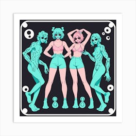 Sexy Girls 14 Art Print