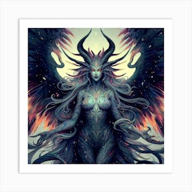 Demon Goddess 6 Art Print