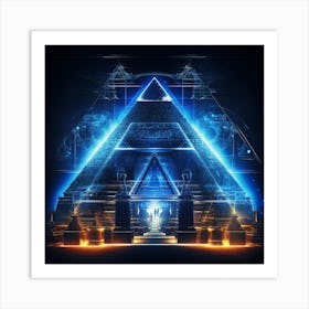 Egyptian Pyramid Art Print