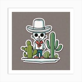 Mexican Skeleton 5 Art Print