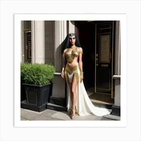 Cleopatra In London Phaornic Art Print