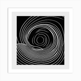 Abstract Spiral Art Print