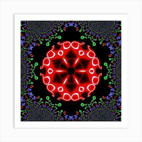 Psychedelic Mandala 10 Art Print