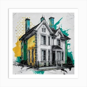 House Canvas Print Art Print