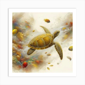 Animal Creative Portrai Illustrationt 23 Art Print