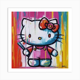 Hello Kitty 3 Art Print