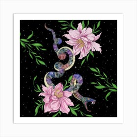 Cosmic Snake Art Print