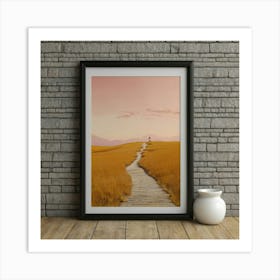 Path To The Sunset Art Print