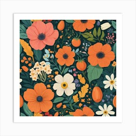 Default Floral Heinz Art 3 Art Print