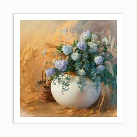 Hydrangeas Art Print