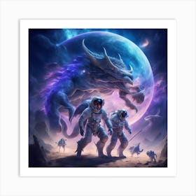 Space Warriors Art Print