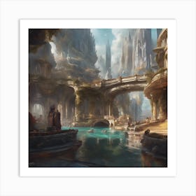 Fantasy City Art Print