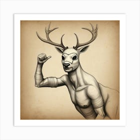 Deer! 25 Art Print