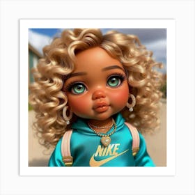 Nike Doll 9 Art Print