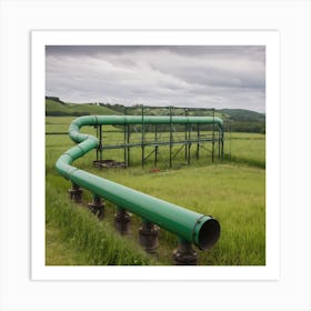 Pipeline Stock Videos & Royalty-Free Footage Art Print
