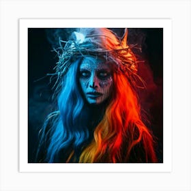 Firefly Radiant Polychrome Banshee With A Haunting Aura 33543 (2) Art Print