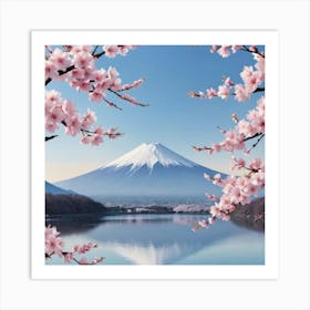 Cherry Blossoms In Japan 3 Art Print