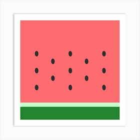 Watermelon Melon Fruit Healthy Food Meal Breakfast Lunch Juice Lemonade Summer Art Print