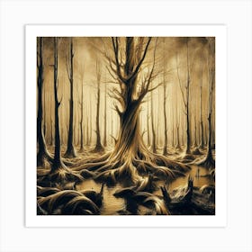 Tree In The Forest 20 Art Print