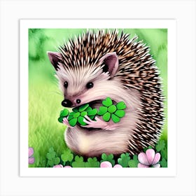 Adorable Hedgehog Art Print