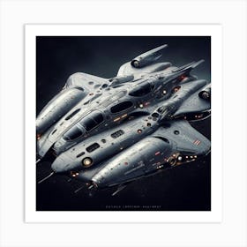 Spaceship 3 Art Print