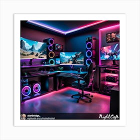 Pc Gaming Room 3 Art Print