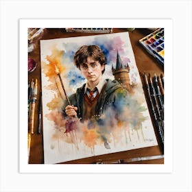 Harry Porter Art Creation Art Print