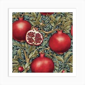 william morris fruit art Art Print