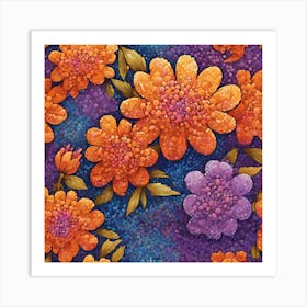 Orange Blossoms Art Print