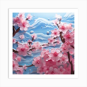 Cherry Blossoms 1 Art Print