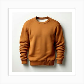 Mock Up Jumper Blank Plain Sweater Pullover Knit Cotton Wool Fleece Soft Comfy Cozy M (12) Art Print