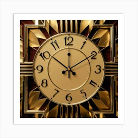 Clock Art Print