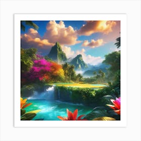 Tropical Paradise 18 Art Print