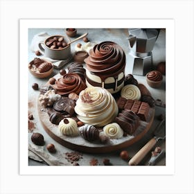 Chocolate Typhoon 3 Art Print