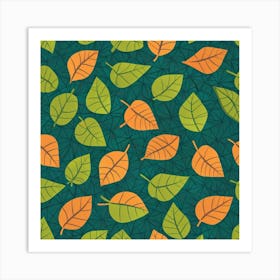 Autumn Leaves Art Print 3 Art Print