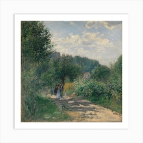 A Road In Louveciennes (Ca Art Print