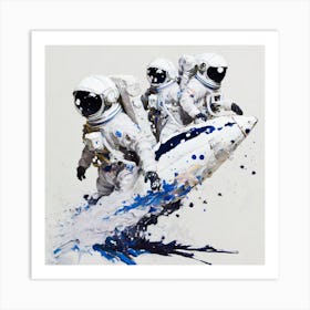 'Astronauts' Art Print