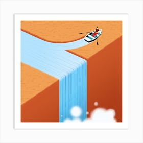 Lateral Thinking Square Art Print