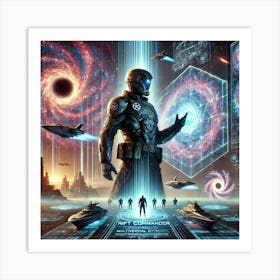 A Depiction Of A Rift Commander, A High Ranking Ta Art Print