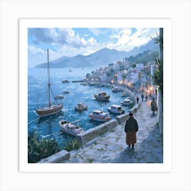 Aegean Coast 2 Art Print