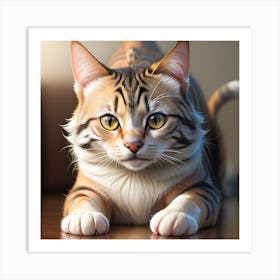 Bengal Cat Art Print